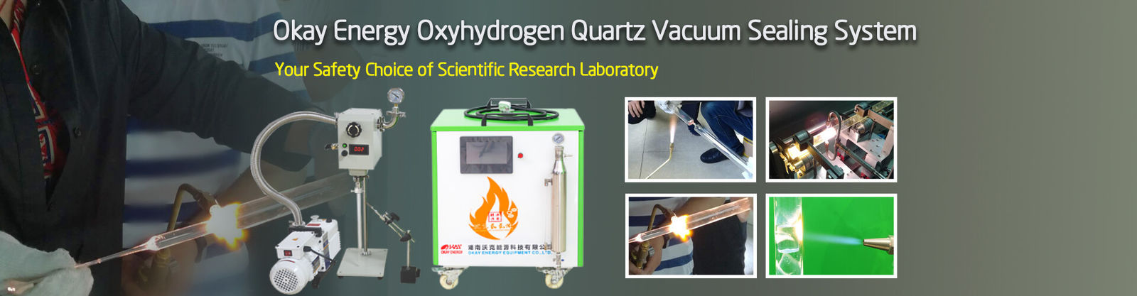 Rotary Quartz Vacuum Sealing Machine