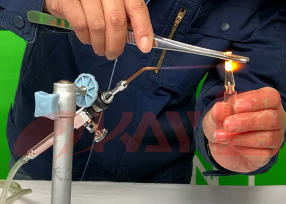 Single Head Glass Ampoule Sealing Machine 800W 200L/H Hand Manual