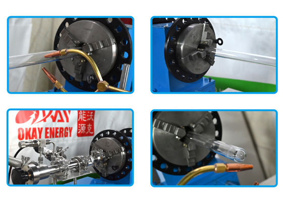Horizontal Glass Lathe Machine with Electric Power Source and Max Length of Workpiece 2000mm for Glass Blowing and Sealing