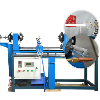 Glass Lathe Machine for Borosilicate Glass Tube Forming with Wall Thickness >2mm, Max. Tube Length 1500mm, and External Diameter 8-120mm