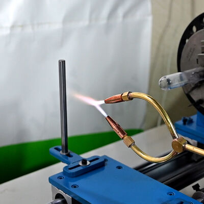 Electric Powered Glass Lathe Machine with 0-100r/min Rotating Speed for 8-120mm Tube Diameter Glass Blowing Lathe